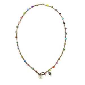 On U Jewelry Dot Necklace - Multi - 17"